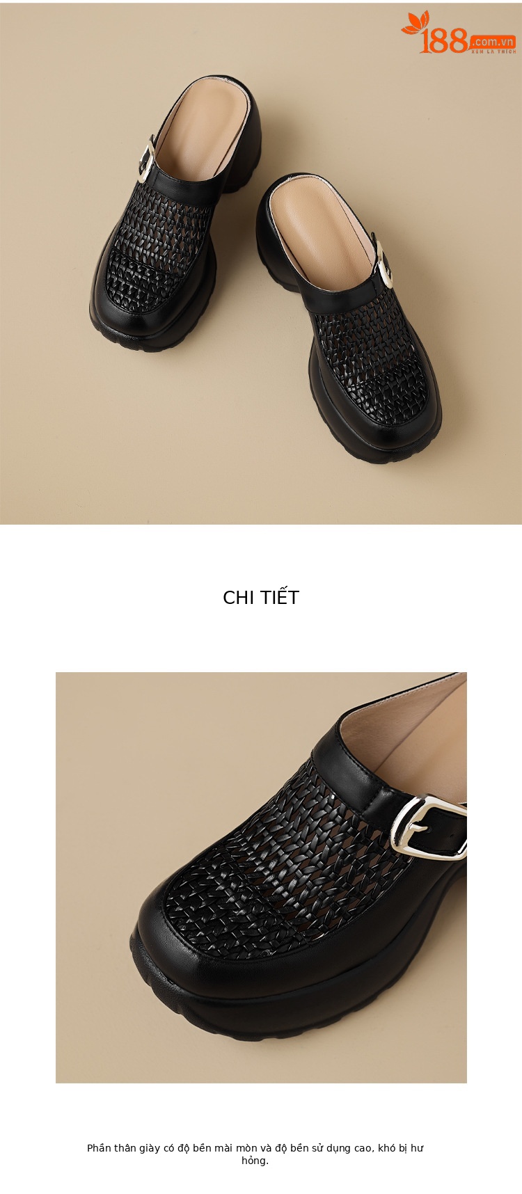 Dép sandal nữ quai chữ V đế dày mũi tròn phong cách Birkenstock — màu đen, bạc chi tiết 14