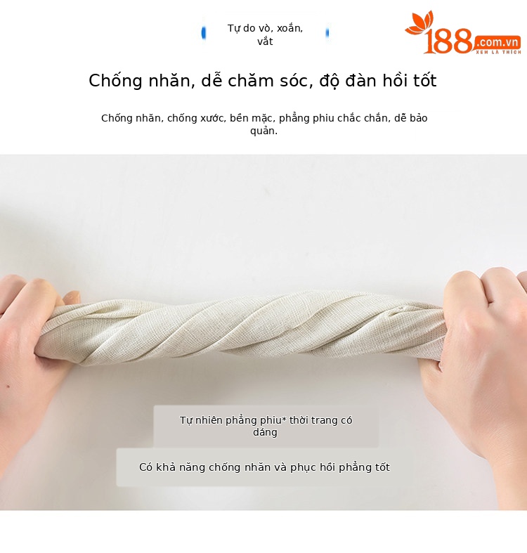 Quần tây nữ ống đứng cạp cao suông rộng dáng dài — Màu đen thông thường chi tiết 23