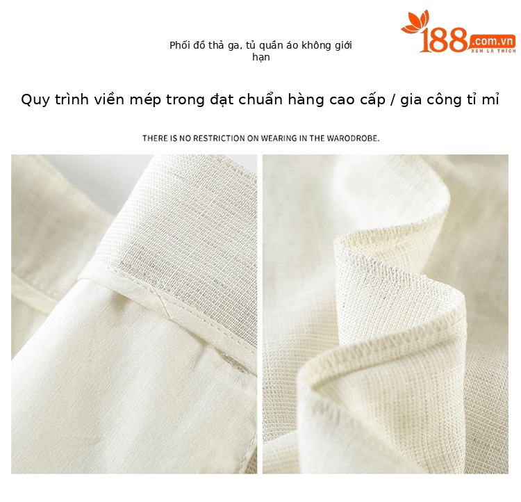 Quần tây nữ ống đứng cạp cao suông rộng dáng dài — Màu đen thông thường chi tiết 27