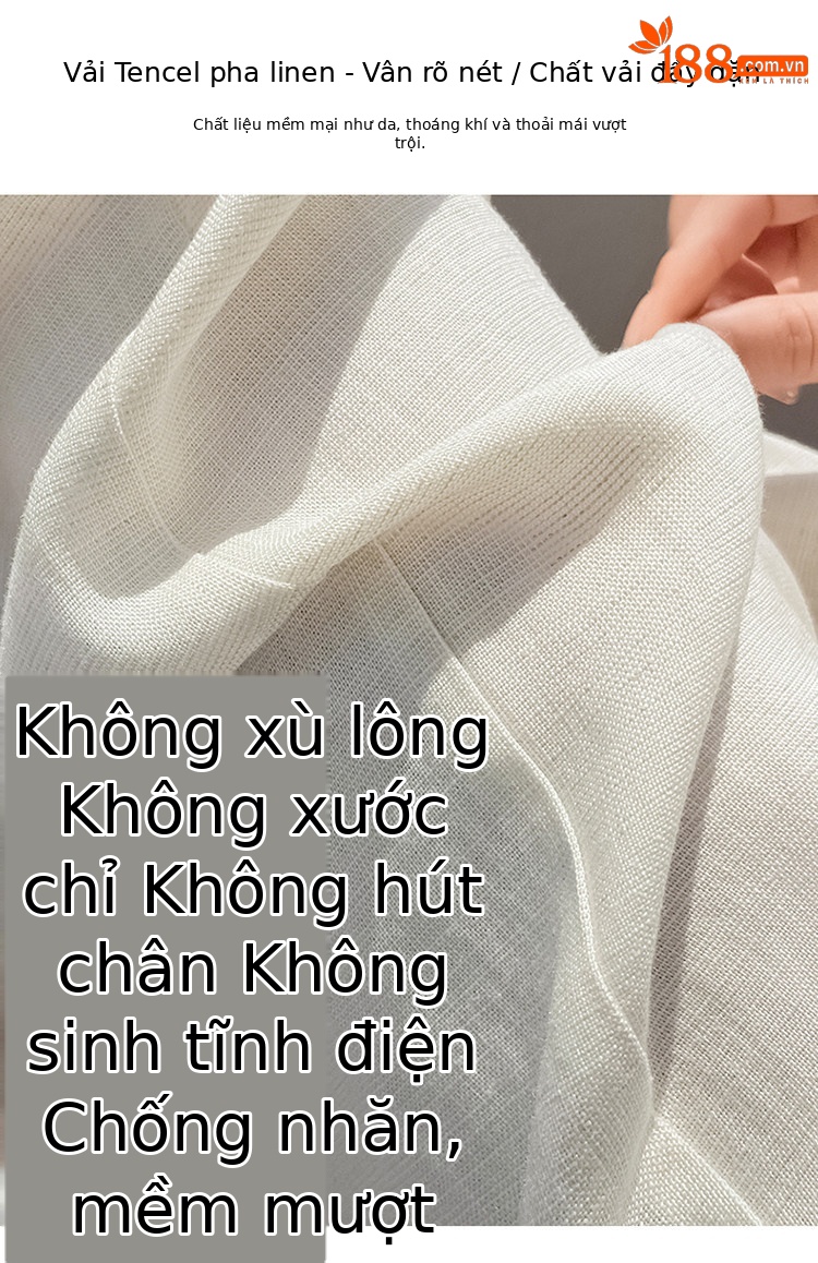Quần tây nữ ống đứng cạp cao suông rộng dáng dài — Màu đen thông thường chi tiết 4