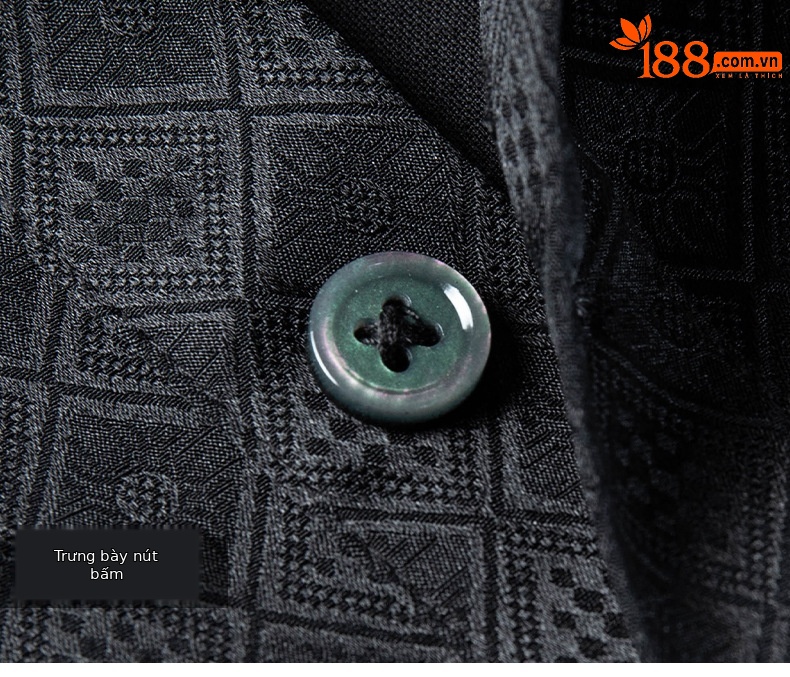 Áo polo nam tay ngắn lụa mulberry chất lượng cao mùa hè — Xám HT2525 chi tiết 17