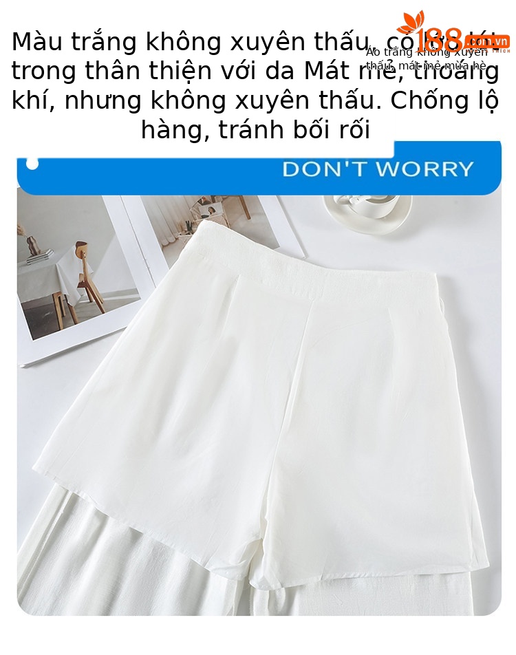 Quần tây nữ ống đứng cạp cao dáng suông vải linen phối khuy — Màu đen thông thường chi tiết 28