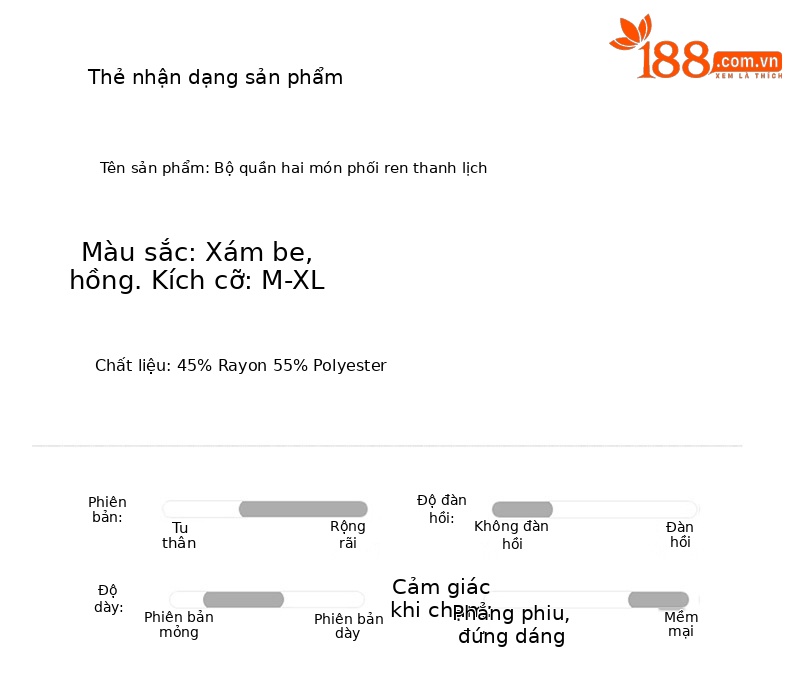 Bộ quần áo nữ mùa hè cao cấp gồm áo sơ mi dây rút và quần ống rộng — Xám gạo, Màu hồng chi tiết 9