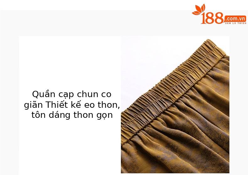 Bộ áo crop top phối quần ống rộng in họa tiết hoa không đối xứng mùa hè 2026 — màu tím, màu vàng chi tiết 7
