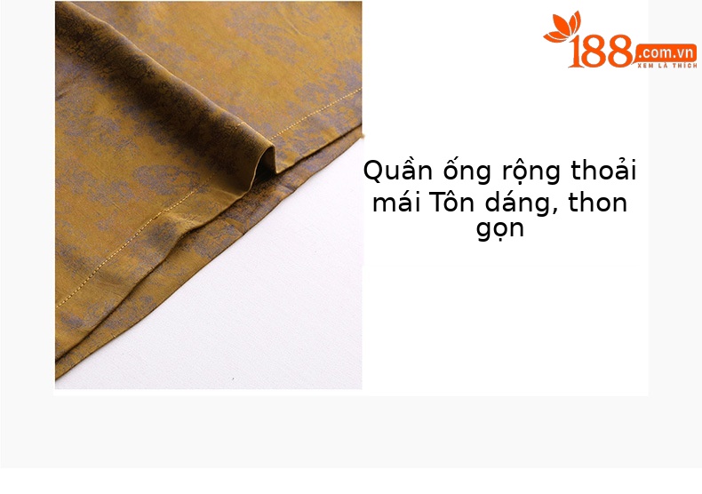 Bộ áo crop top phối quần ống rộng in họa tiết hoa không đối xứng mùa hè 2026 — màu tím, màu vàng chi tiết 8