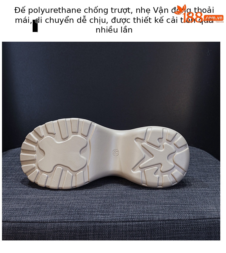 Sandal nữ đế dày phong cách La Mã gót thô cao 6 cm, hở mũi thoáng khí — M2905 màu be, M2905 màu đen, M2905 màu bạc chi tiết 9