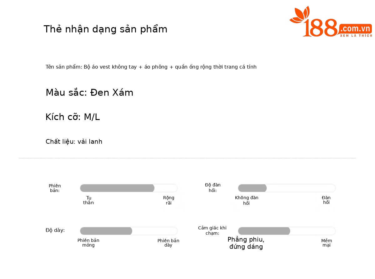 Bộ ba món mùa hè nữ gồm áo thun cổ tròn, áo vest cổ V và quần ống rộng — màu đen, màu xám chi tiết 12