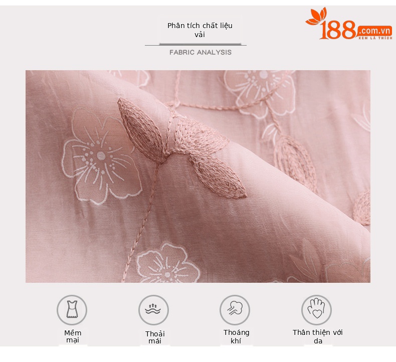 Đầm maxi nữ thắt eo tay bồng họa tiết hoa nhỏ cổ chữ V phong cách tea dress — Màu hồng, màu vàng chi tiết 6