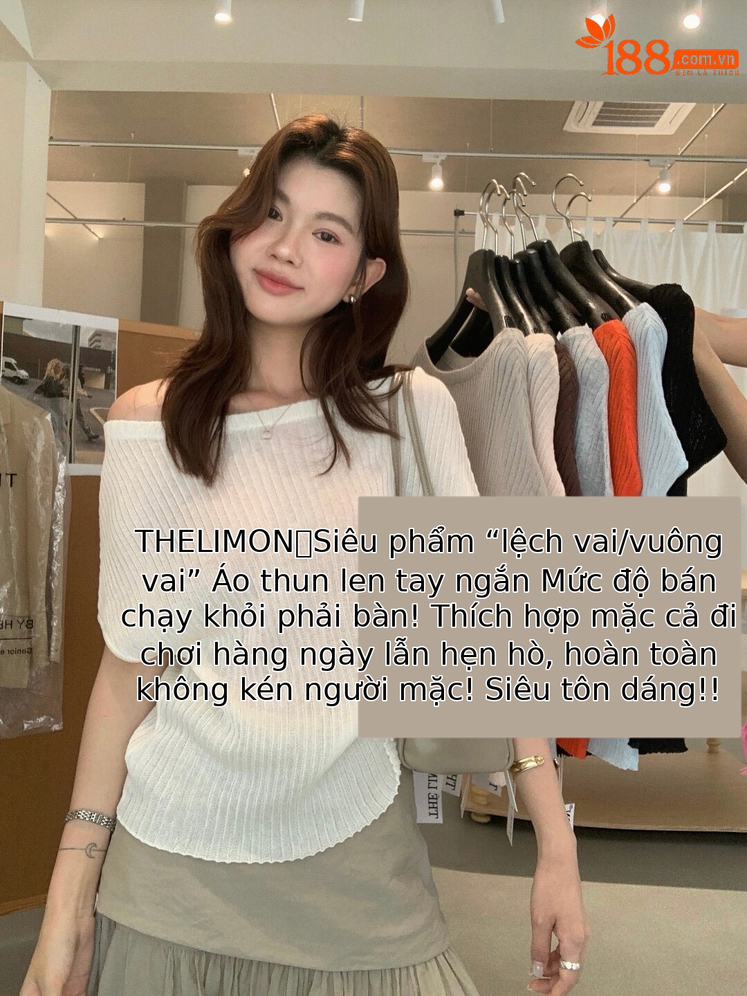 Áo thun nữ cổ tròn basic tay ngắn phong cách Hàn Quốc — Cà phê, màu đen, Bột củ sen, trắng ngà chi tiết 66