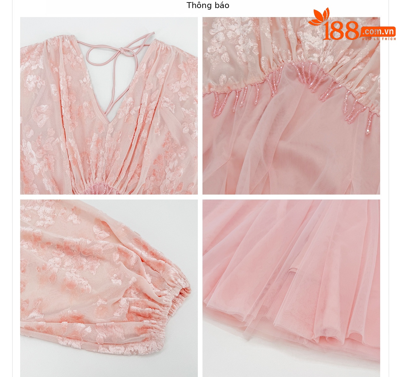 Đầm maxi nữ cổ V tay dài phong cách Trung Quốc mới, thiết kế thắt eo, dáng suông nhẹ — màu hồng chi tiết 20