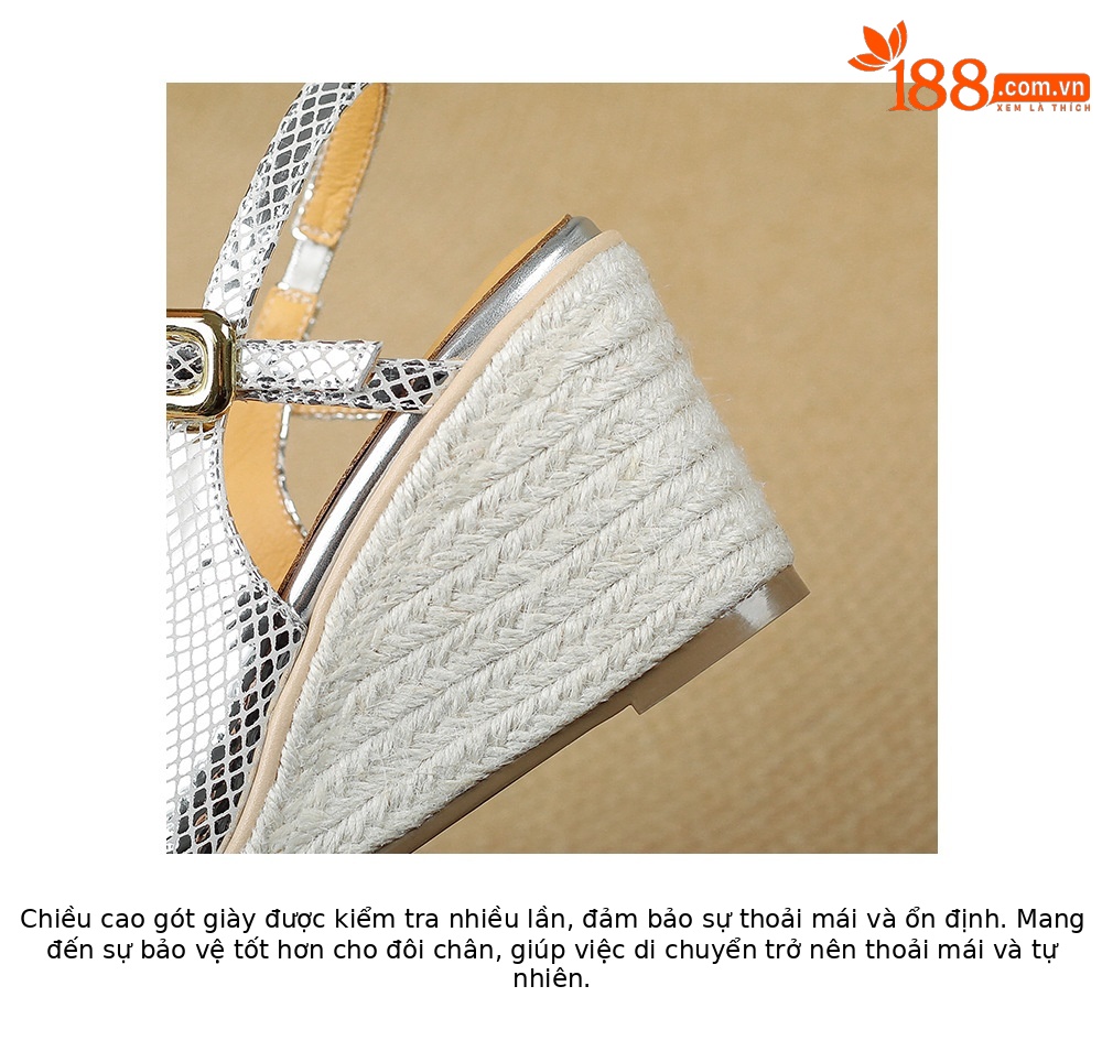 Sandal cao gót nữ mũi nhọn quai ngang đế xuồng gót 9 cm — màu vàng, bạc chi tiết 20