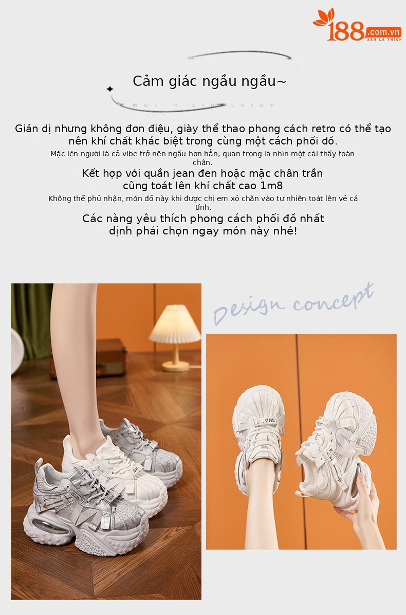 Giày sandal cao gót nữ hở mũi quai ngang dây buộc gót siêu cao 8 cm — Trắng, Bạc chi tiết 4