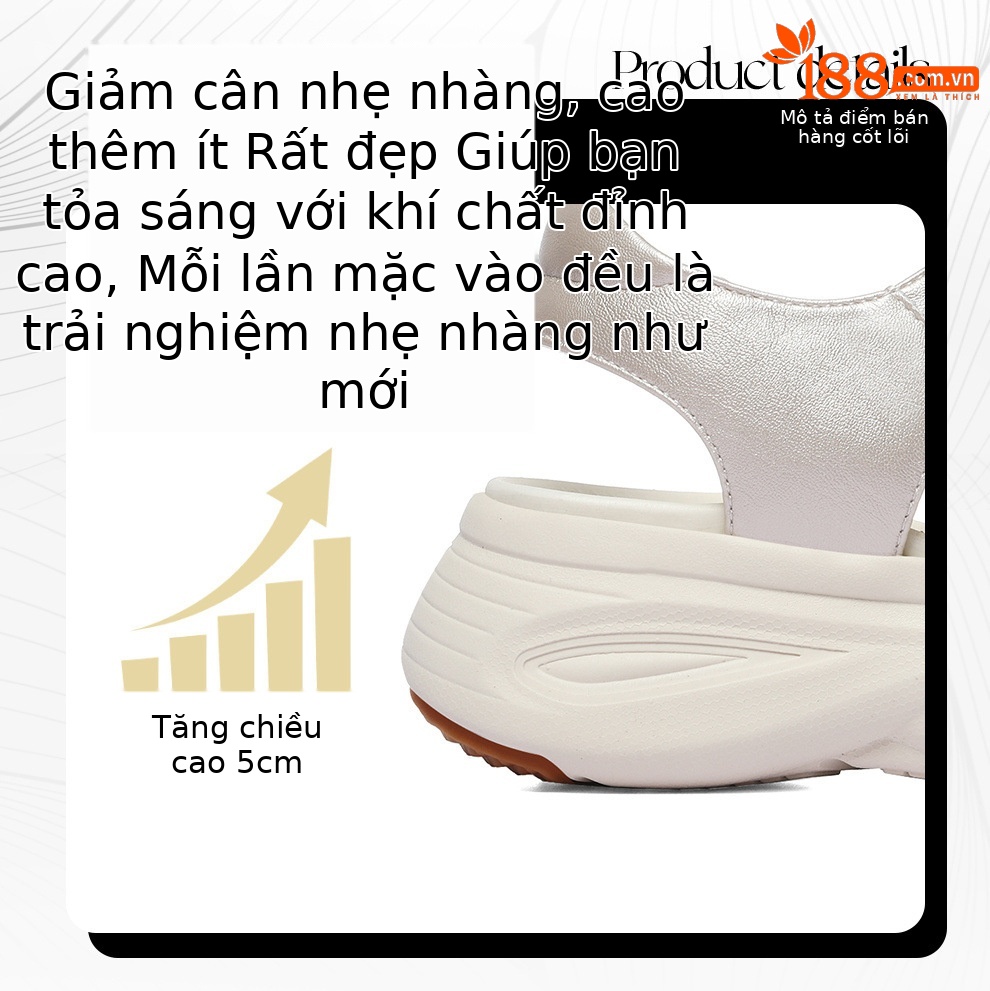 Dép sandal nữ quai chữ V đế dày mềm mại phong cách La Mã — 1926-1 Màu be, 1926-1 Champagne màu sắc chi tiết 3