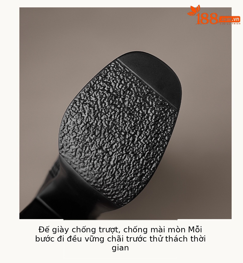 Boot lưới nữ da thật cổ thấp gót vuông 9 cm đi hè — màu đen, màu trắng ngà chi tiết 16