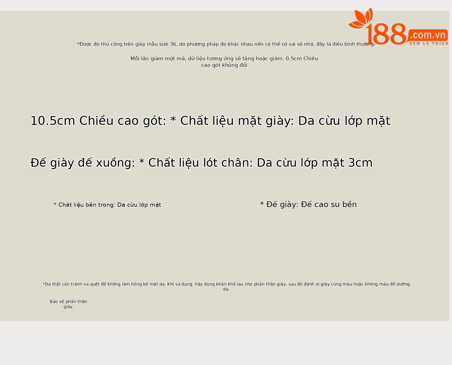 Sandal cao gót nữ da cừu quai ngang đế dày gót vuông phong cách La Mã — xanh lam, màu hồng, màu trắng ngà chi tiết 2