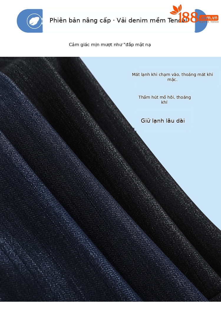 Quần short jean nữ lưng cao ống rộng gấu cuộn — màu đen chi tiết 5