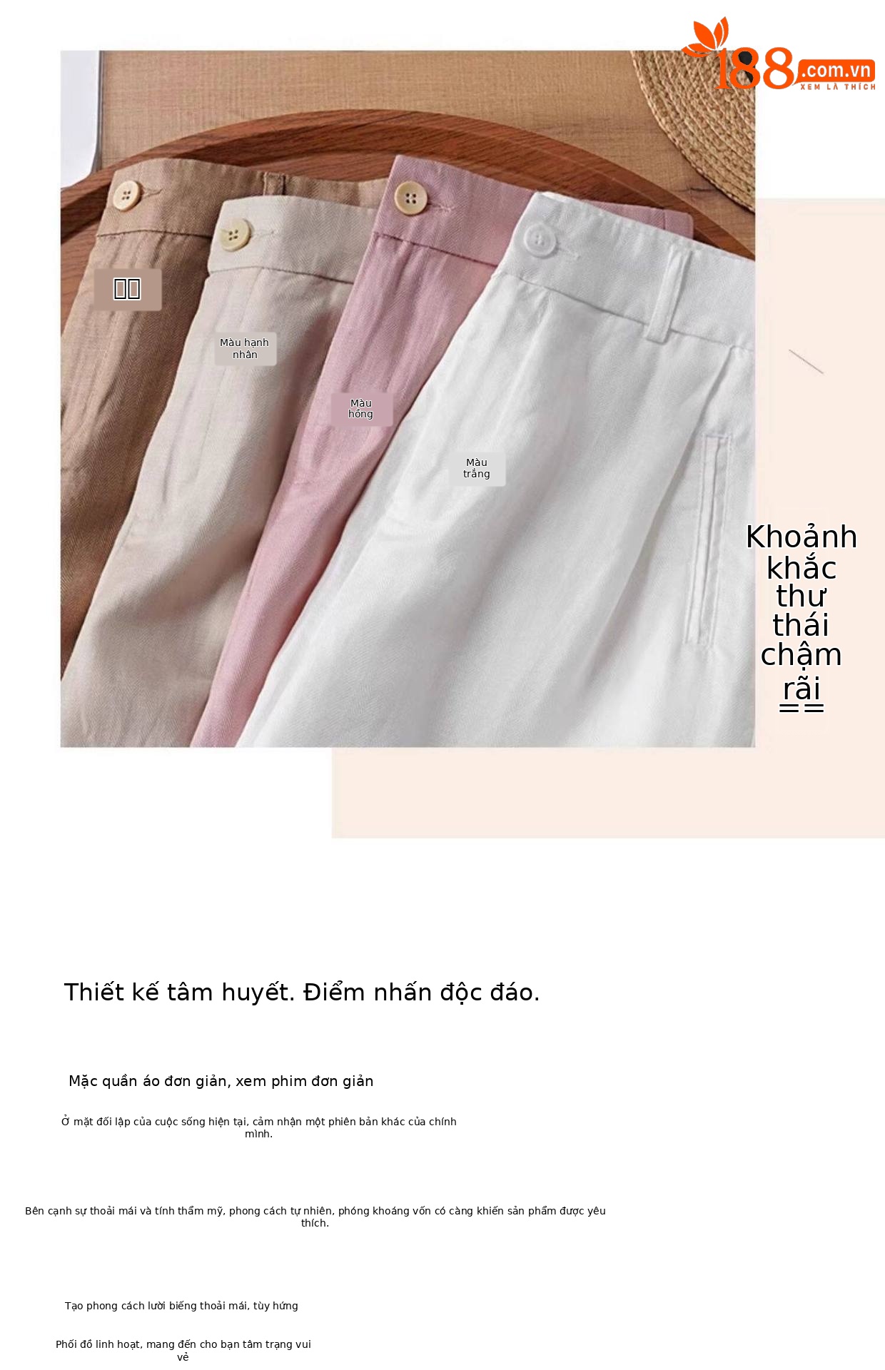 Quần short nữ dáng rộng chữ A cạp thun lưng sau chất liệu lụa mỏng mùa hè — Xanh lông mòng đen chi tiết 1
