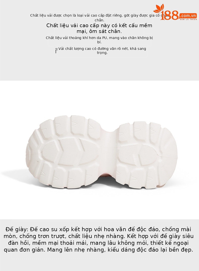 Sandal cao gót nữ hở mũi quai ngang đế dày mùa hè — Xám, Vàng, Hồng chi tiết 6