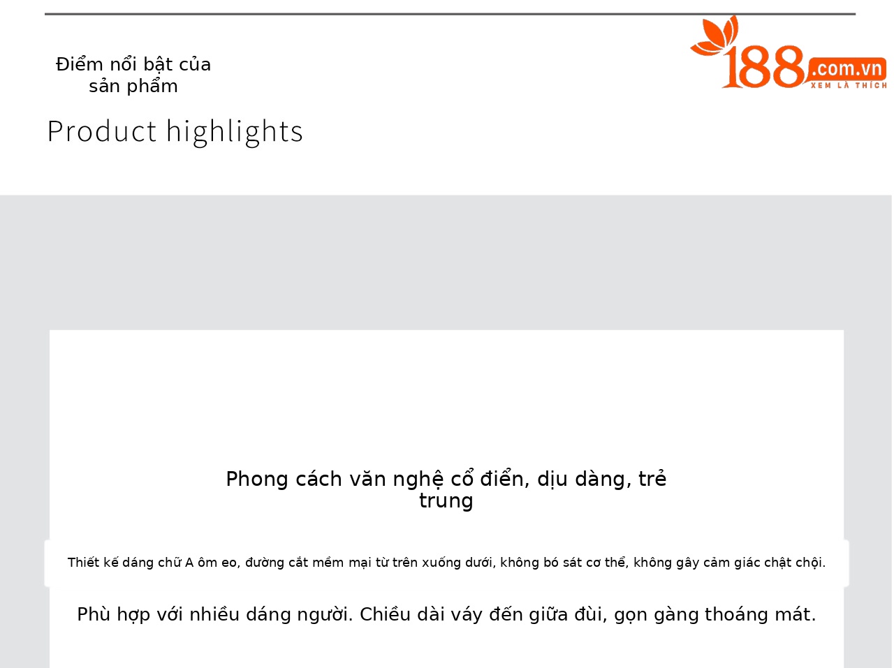 Đầm suông nữ midi dệt satin thêu jacquard tay ngắn — xanh lam chi tiết 7