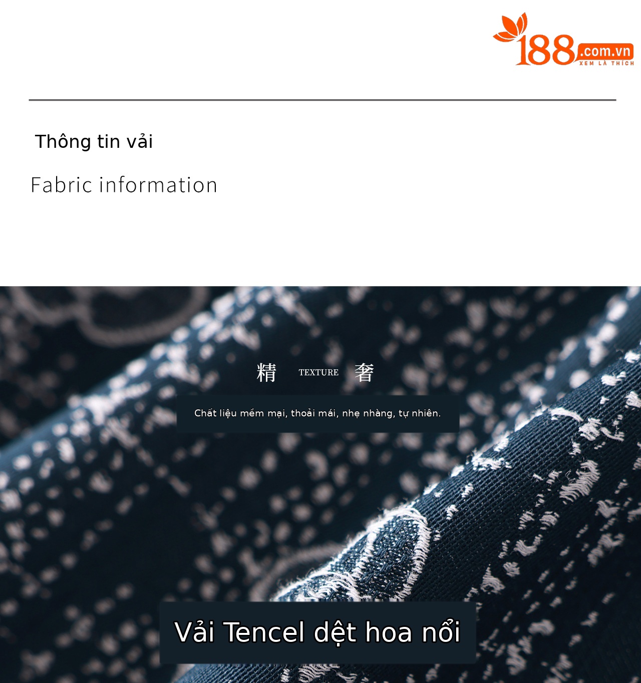 Đầm maxi nữ thắt eo họa tiết hoa sơn trà nổi — xanh lam chi tiết 5