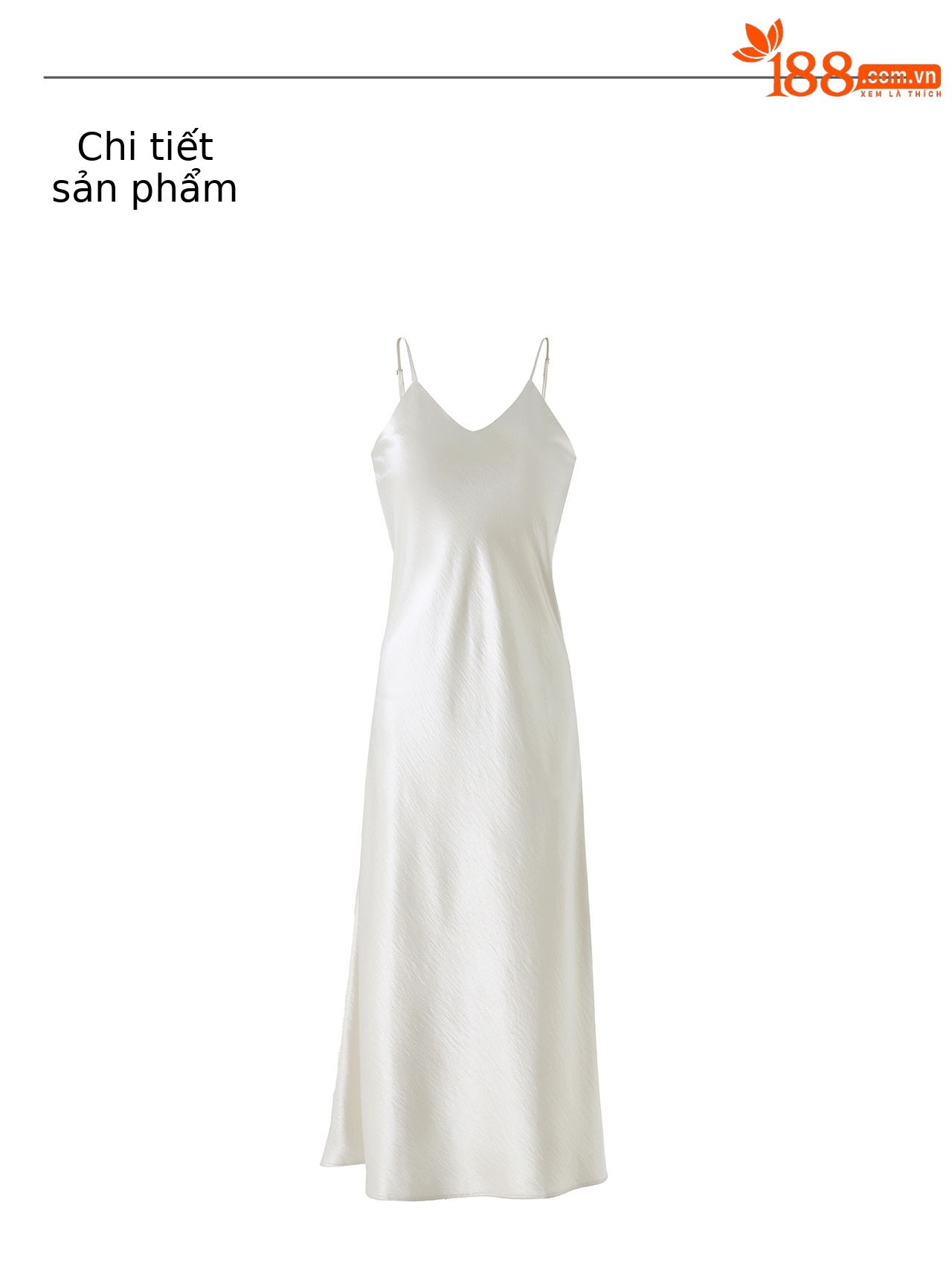 Đầm maxi nữ satin dáng suông, cổ yếm dây mảnh, thiết kế xéo cạnh — màu đen chi tiết 25