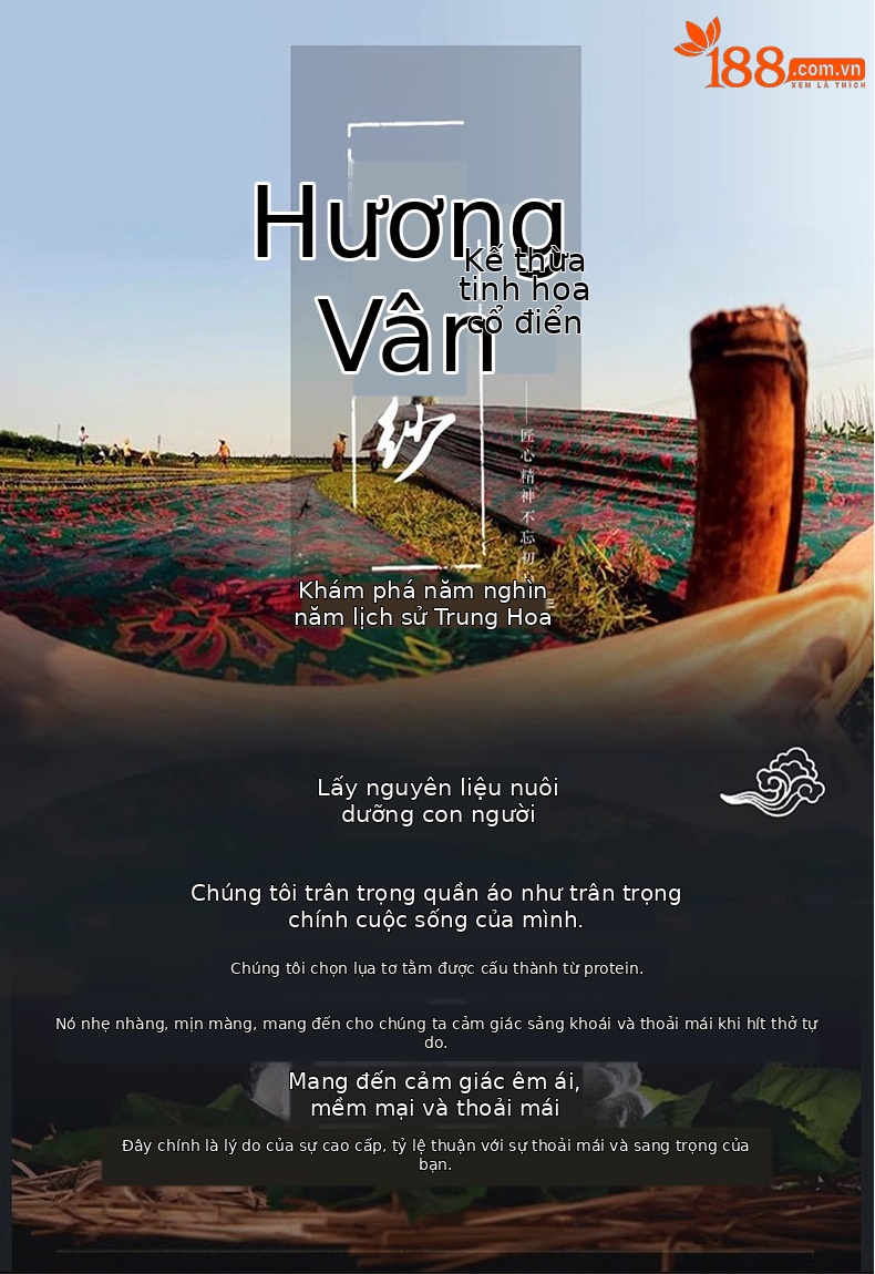 Áo thun nam tay ngắn lụa tơ tằm cao cấp họa tiết vân hương cổ điển — Màu xanh lá cây H187008 chi tiết 1