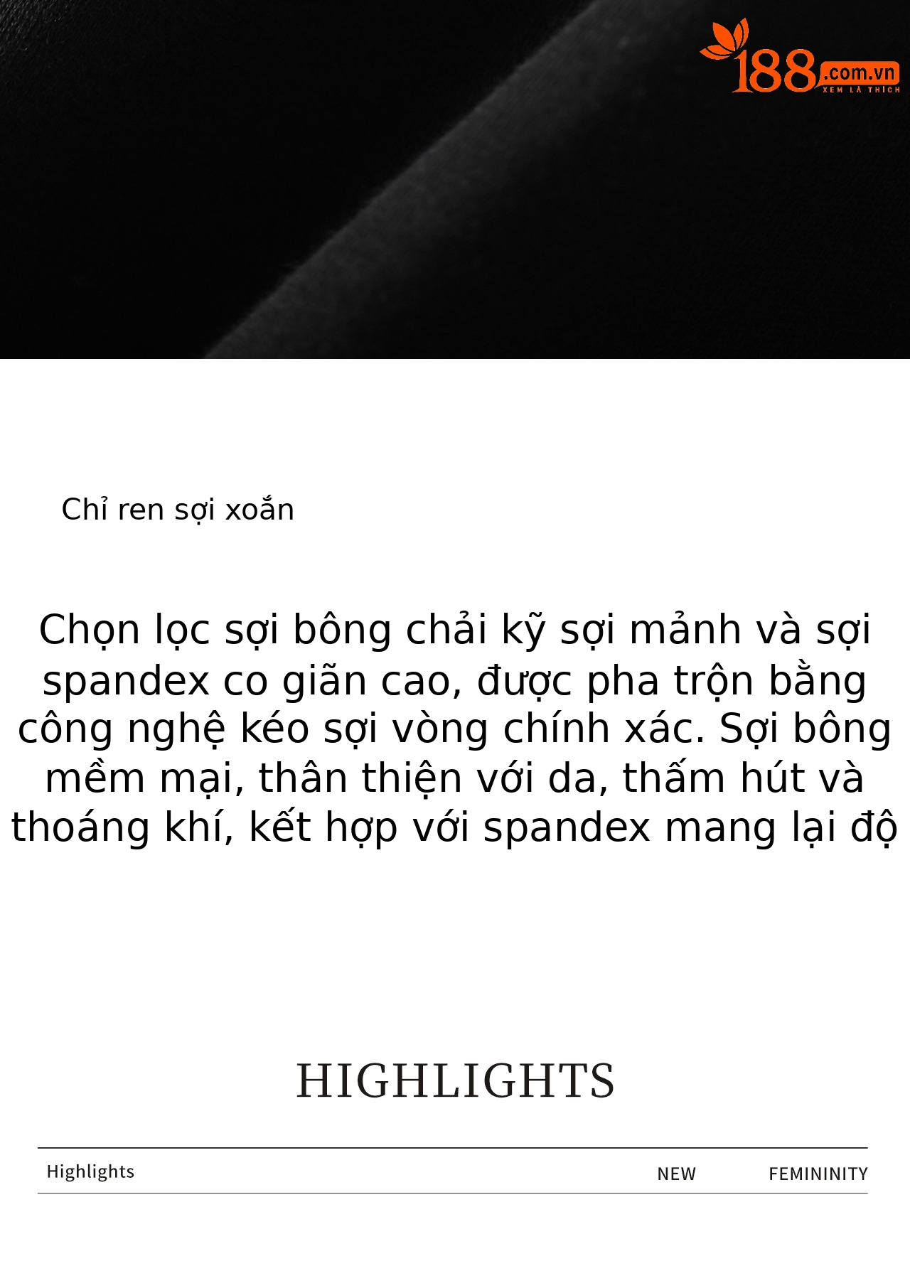 Áo thun tay ngắn nữ phối ren xuyên thấu lưng, thiết kế ôm nhẹ — màu đen chi tiết 6