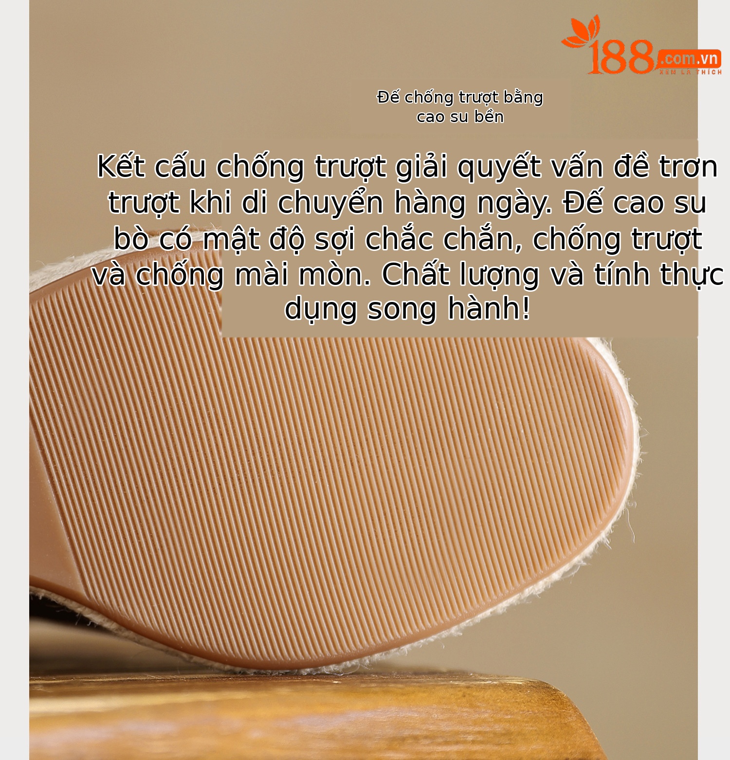 Sandal cao gót nữ quai chéo hở mũi đế xuồng bện rơm gót 8 cm — màu nâu, màu đen chi tiết 6