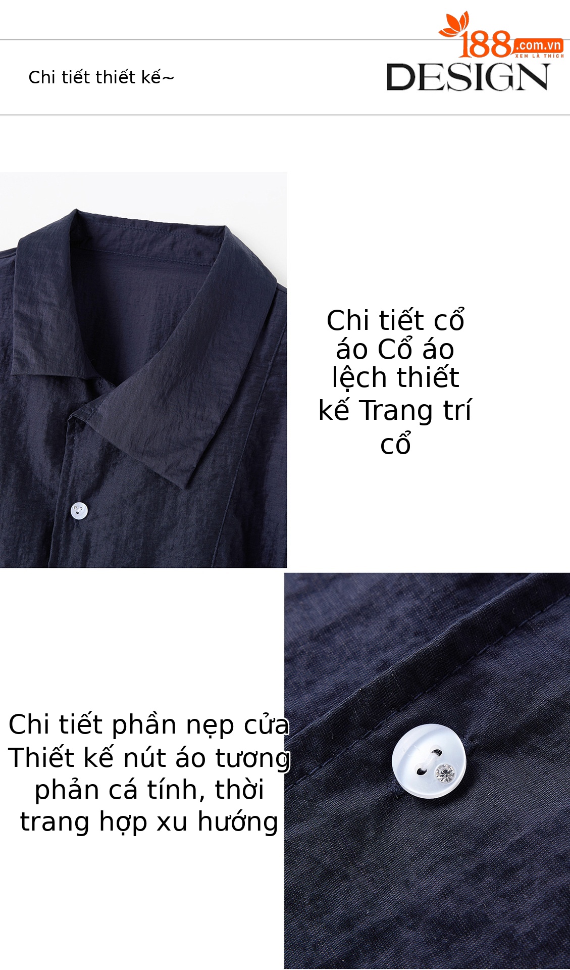 Bộ hai mảnh sơ mi phối quần ống rộng phong cách Pháp cổ điển, thiết kế thanh lịch, tôn dáng — Xanh lông mòng đen, màu xám chi tiết 6