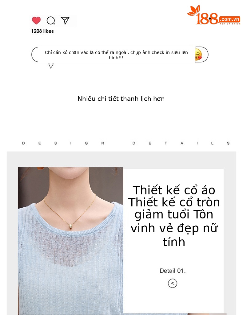Bộ váy hai mảnh không tay thắt eo áo phối chân váy hoa nhí đi biển — xanh lam chi tiết 5