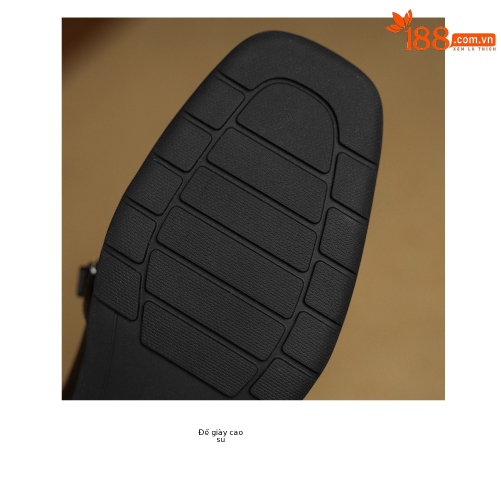 Giày Mary Jane nữ da cừu miệng nông đế bệt phong cách học sinh quai ngang khóa Velcro — đen chi tiết 19