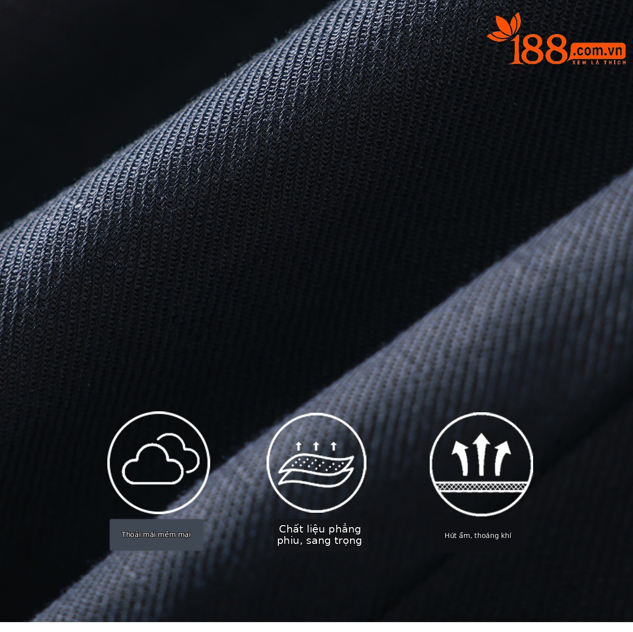 Quần culottes nữ ống rộng dáng suông, cạp cao, chất liệu tencel linen thoáng mát, phù hợp mùa hè — Xanh lông mòng đen chi tiết 4