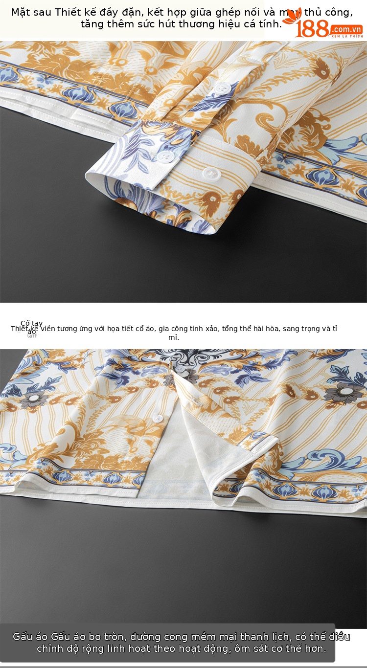 Áo sơ mi nam dài tay chống nhăn phong cách công sở sang trọng — Màu hình ảnh, Giá bán đại lý không được thấp hơn 208 chi tiết 9