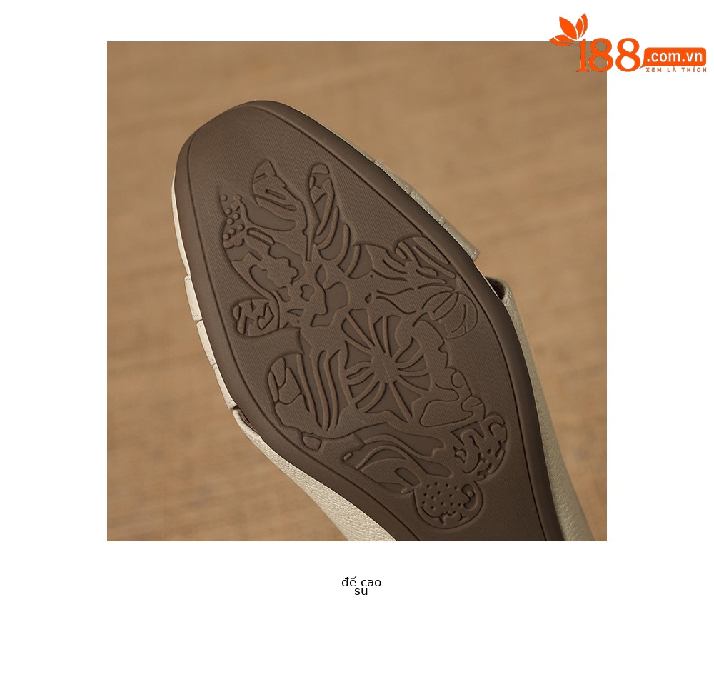 Sandal nữ mũi nhọn quai dệt gót thô 3.5 cm da cừu — Champagne màu chi tiết 26