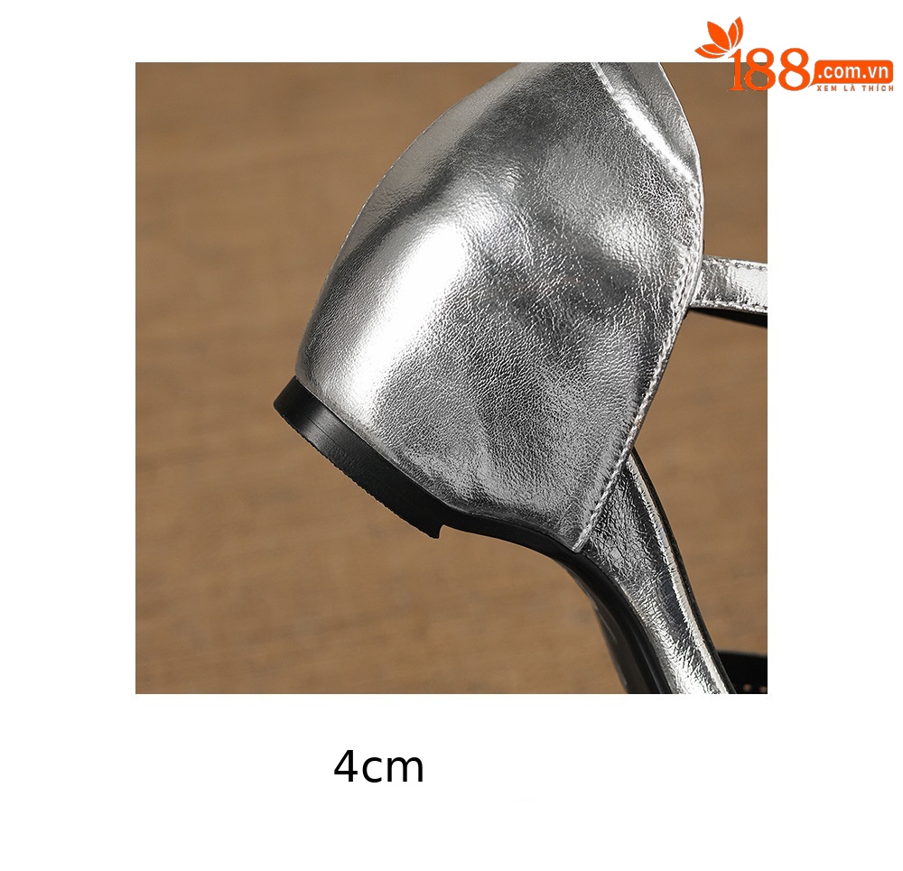 Sandal cao gót nữ quai ngang mũi vuông kiểu Pháp, gót thô ổn định — đen chi tiết 24