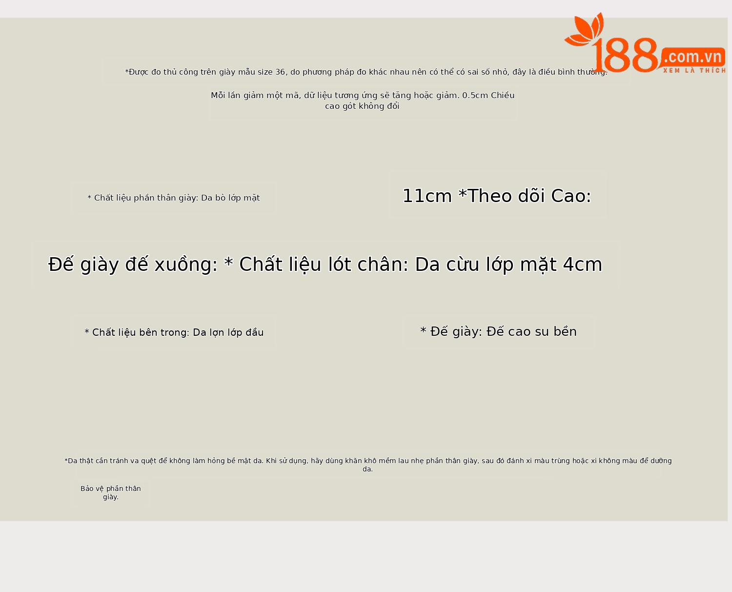 Sandal cao gót nữ hở mũi quai ngang đế xuồng da bò — màu đen, màu trắng ngà chi tiết 3