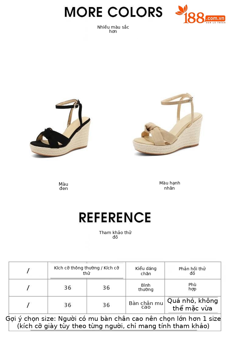 Sandal cao gót nữ hở mũi đế xuồng đan rơm, gót 9 cm — màu đen, màu mơ chi tiết 3