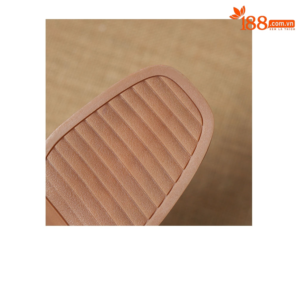 Sandal cao gót nữ mũi vuông quai chữ T đế dày — màu trắng ngà chi tiết 12