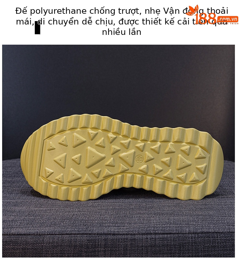 Giày sneaker nữ đế dày lưới thoáng khí phong cách thể thao — Xám 5073, Mơ 5073, Vàng 5073 chi tiết 9