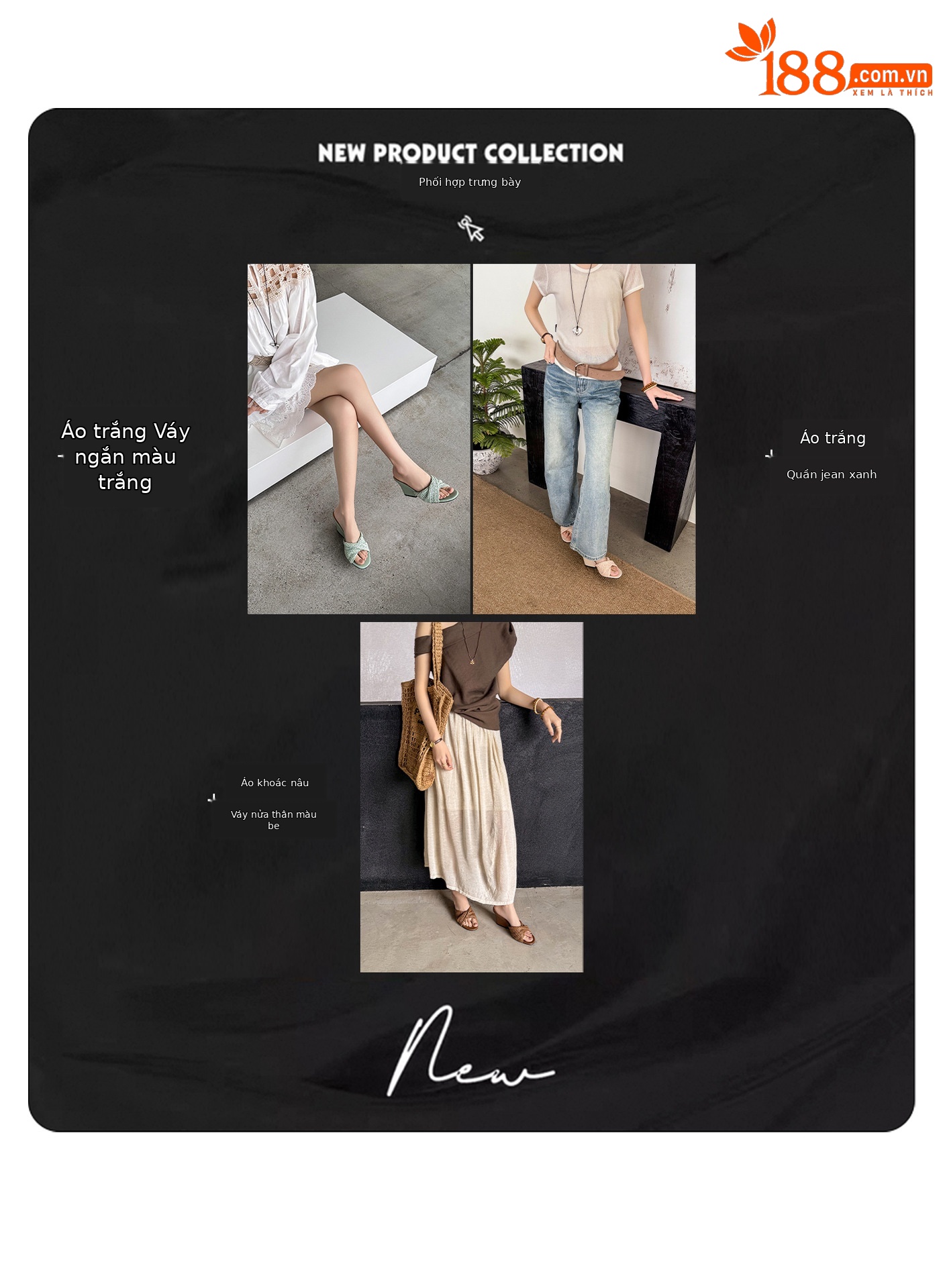Dép sandal nữ xỏ ngón đế bệt phong cách Pháp, đan rơm, hở mũi, đi biển mùa hè — màu nâu, màu trắng ngà, xanh lá cây chi tiết 2