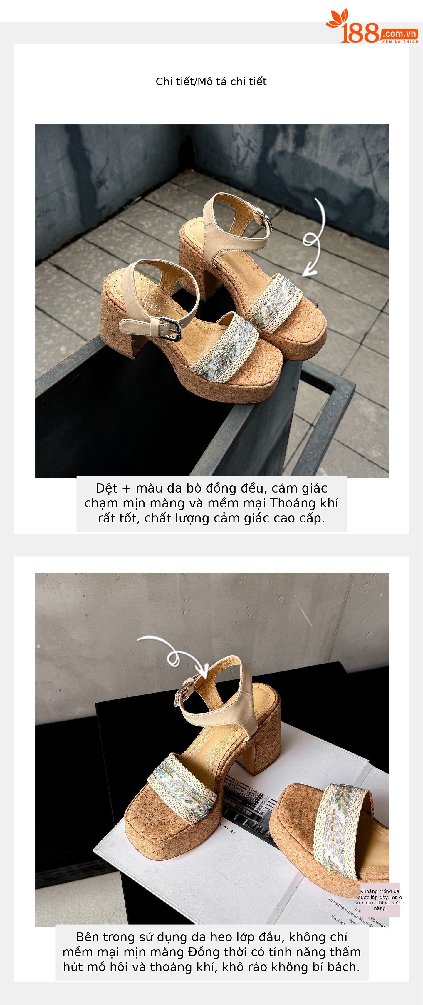 Sandal cao gót nữ mũi vuông phong cách Pháp, quai đan kiểu La Mã, gót 9 cm — xanh lá cây, màu mơ chi tiết 3