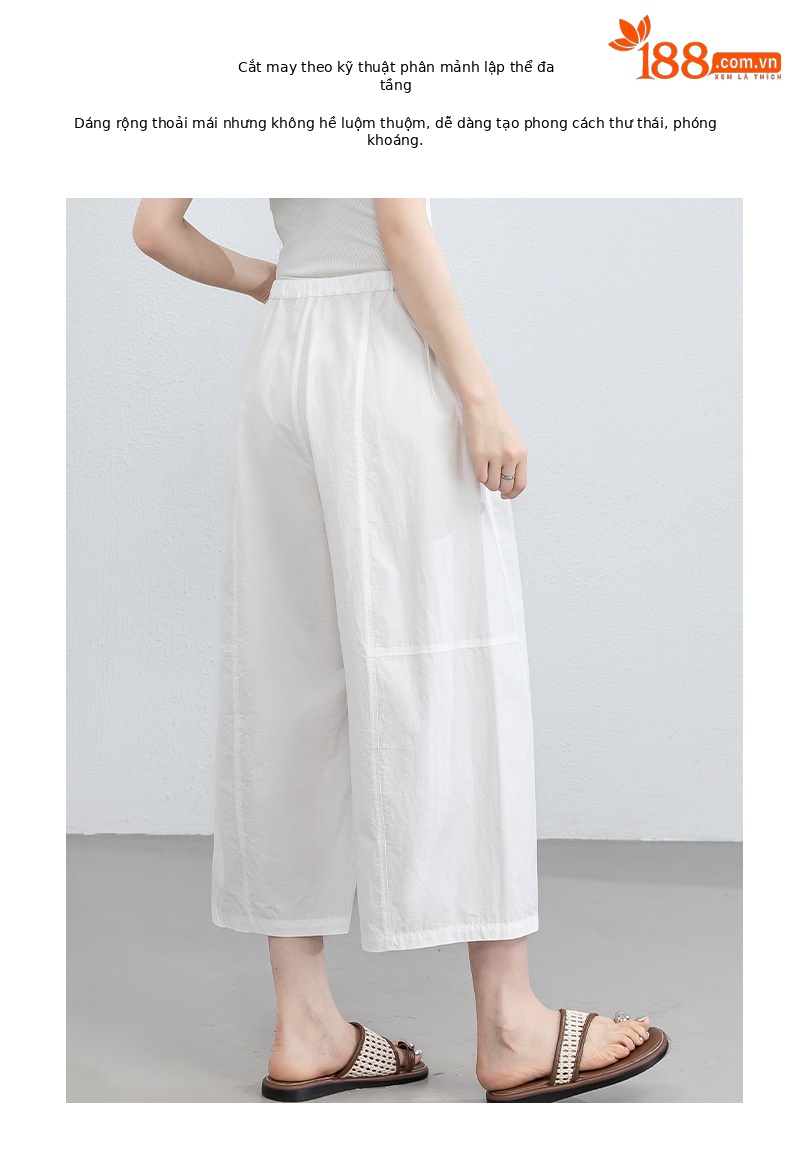 Quần jogger nam ống bong bóng dáng 7/8, chất liệu cotton thoáng khí, phong cách công sở dạo phố — màu xanh navy chi tiết 6
