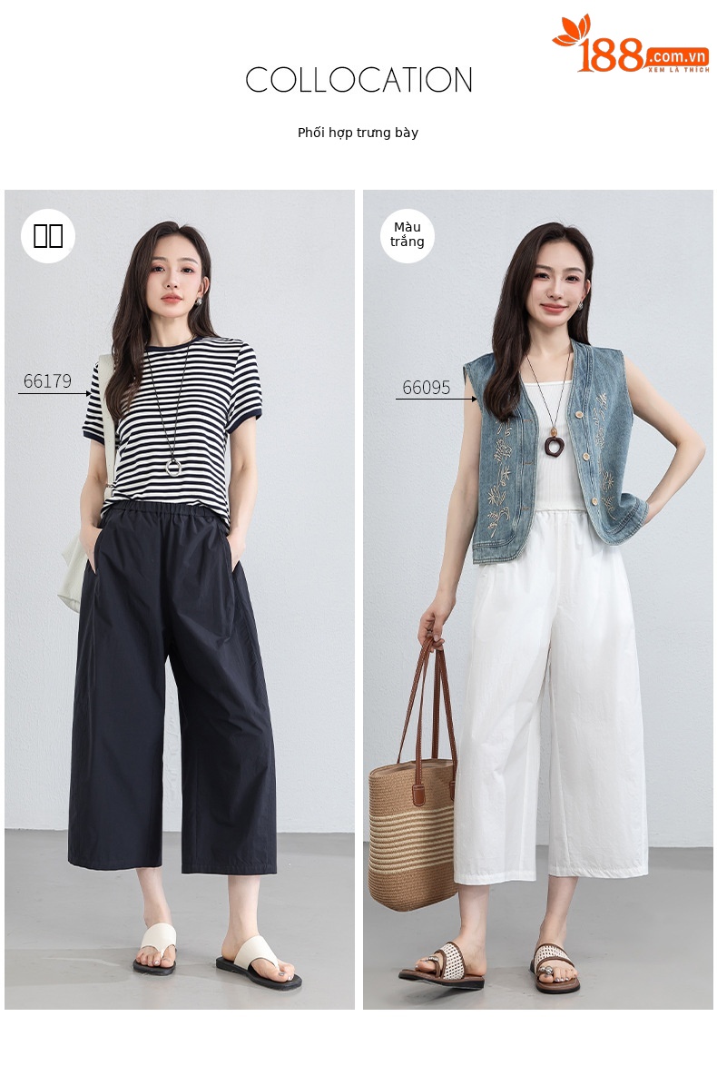 Quần jogger nam ống bong bóng dáng 7/8, chất liệu cotton thoáng khí, phong cách công sở dạo phố — màu xanh navy chi tiết 8