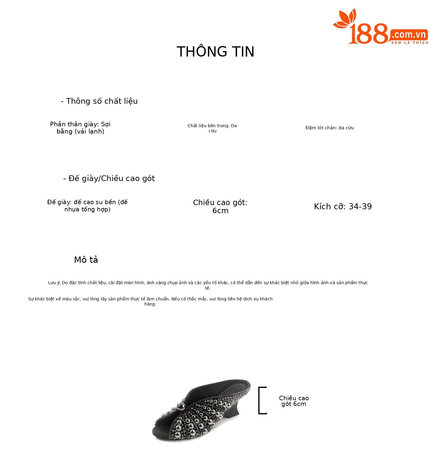Sandal cao gót nữ mũi peep-toe đính ngọc trai, gót xuồng platform, phù hợp tiệc tùng — màu đen, màu trắng chi tiết 2