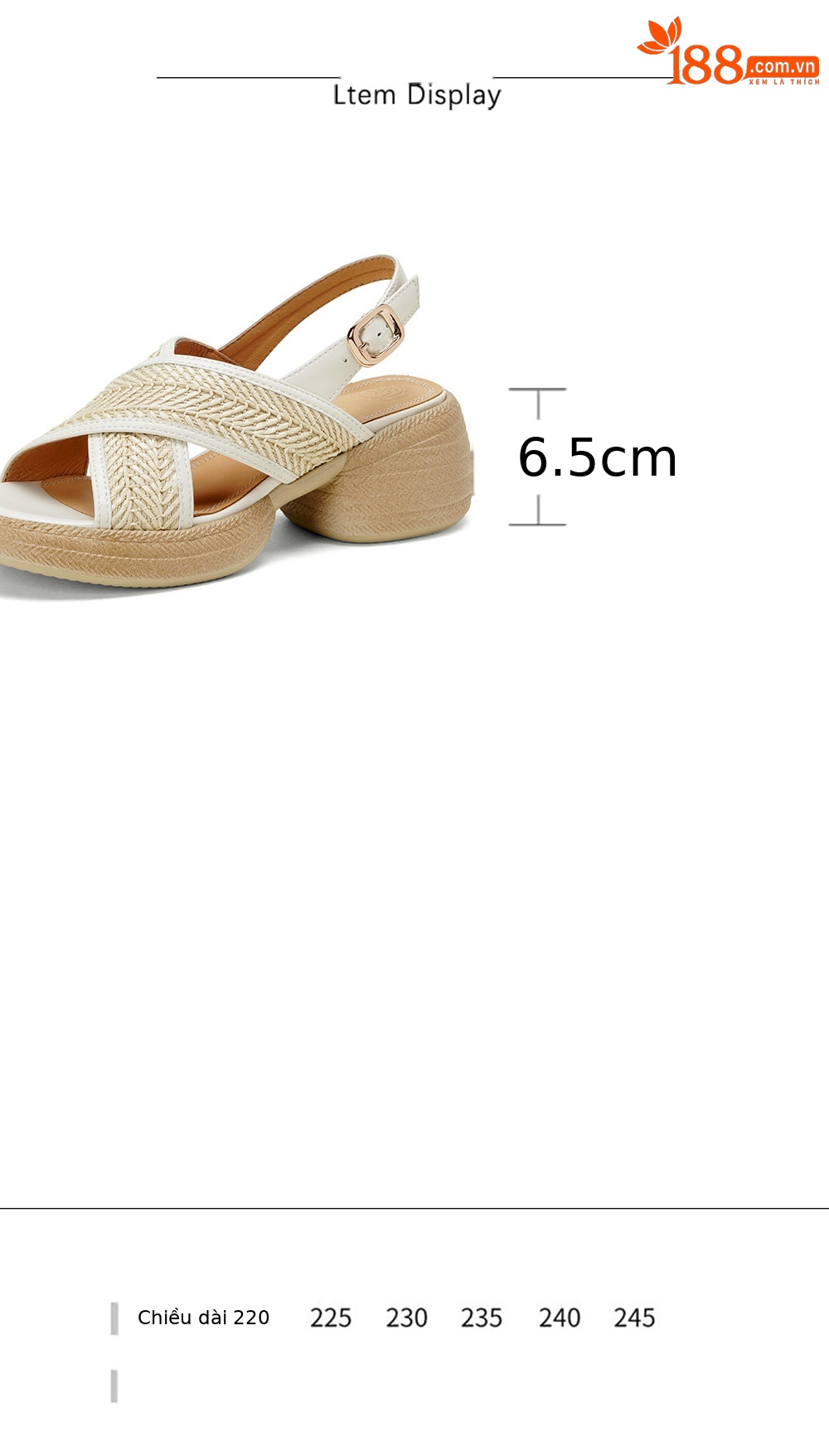 Sandal nữ cao gót mũi hở quai chéo khóa một chữ, đế dày gót thô — Màu nâu nhạt chi tiết 3