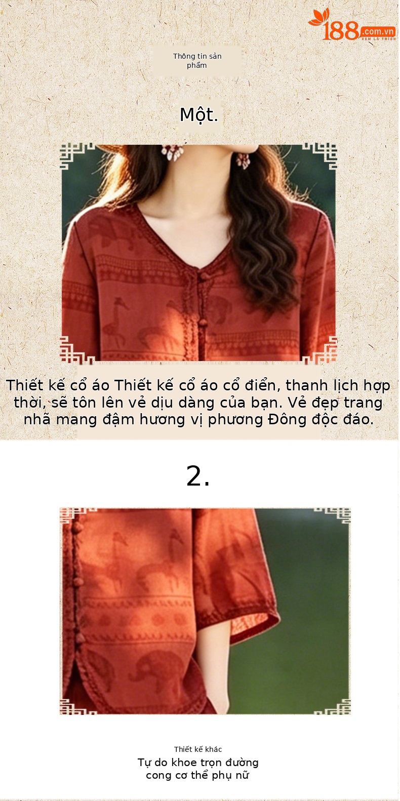 Bộ vest nữ hai mảnh V-neck sơ mi quần ống rộng mùa hè 2026 — Xanh lông mòng đen, màu đỏ chi tiết 15