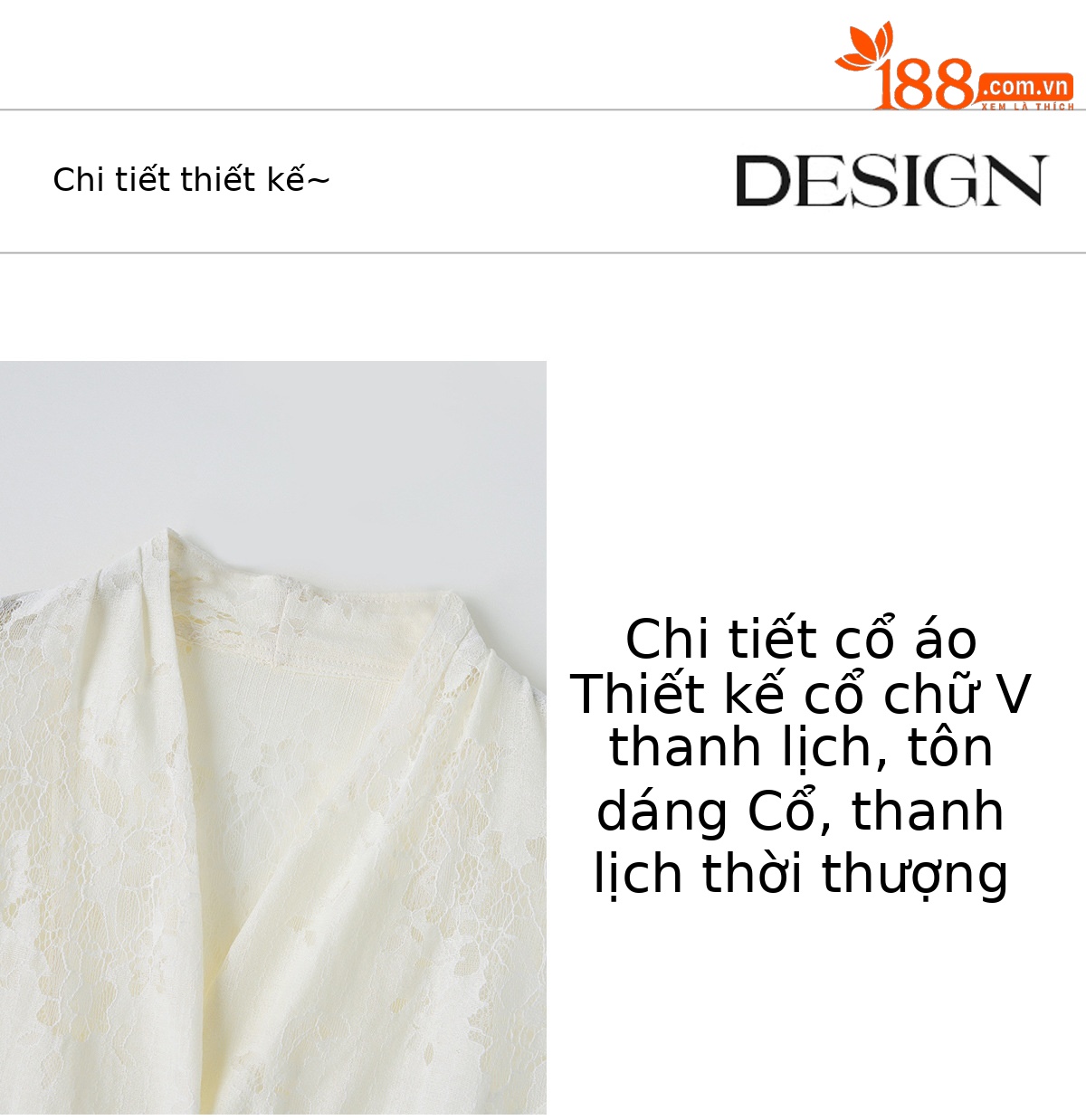 Bộ vest nữ không tay kết hợp quần ống rộng phối ren YQ9913 — màu đen, màu trắng ngà chi tiết 7
