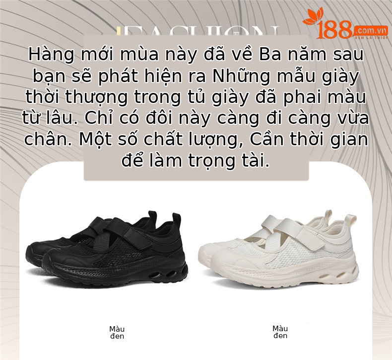 Giày Mary Jane nữ quai ngang mũi tròn đế bệt thoáng khí mùa hè — JST 6093 Màu đen và chiều cao 4.5cm, JST 6093 Màu be và chiều cao 4.5cm chi tiết 1