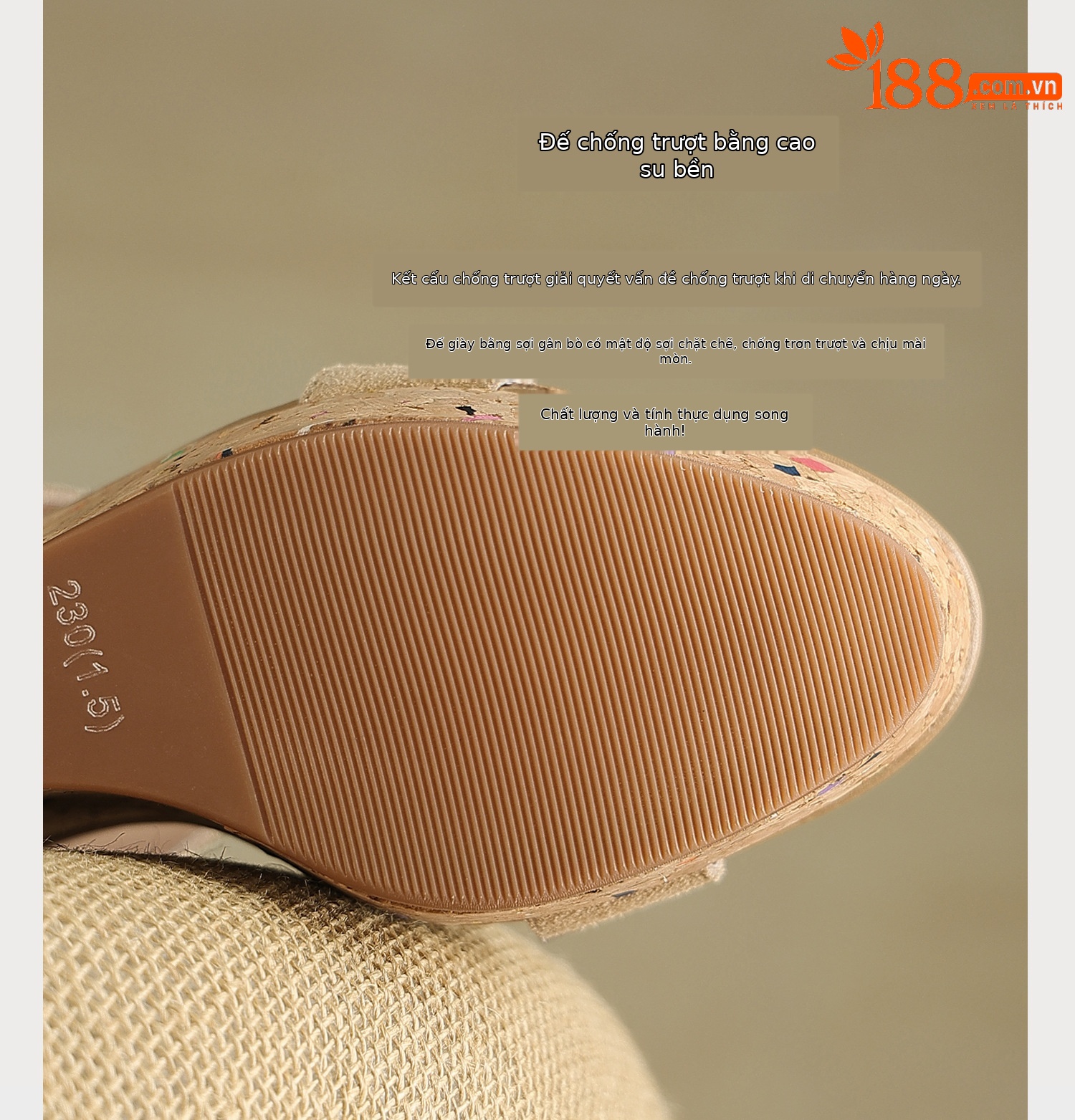 Sandal bohemian đế xuồng cao gót quai ngang hở mũi — màu hồng, màu mơ chi tiết 7