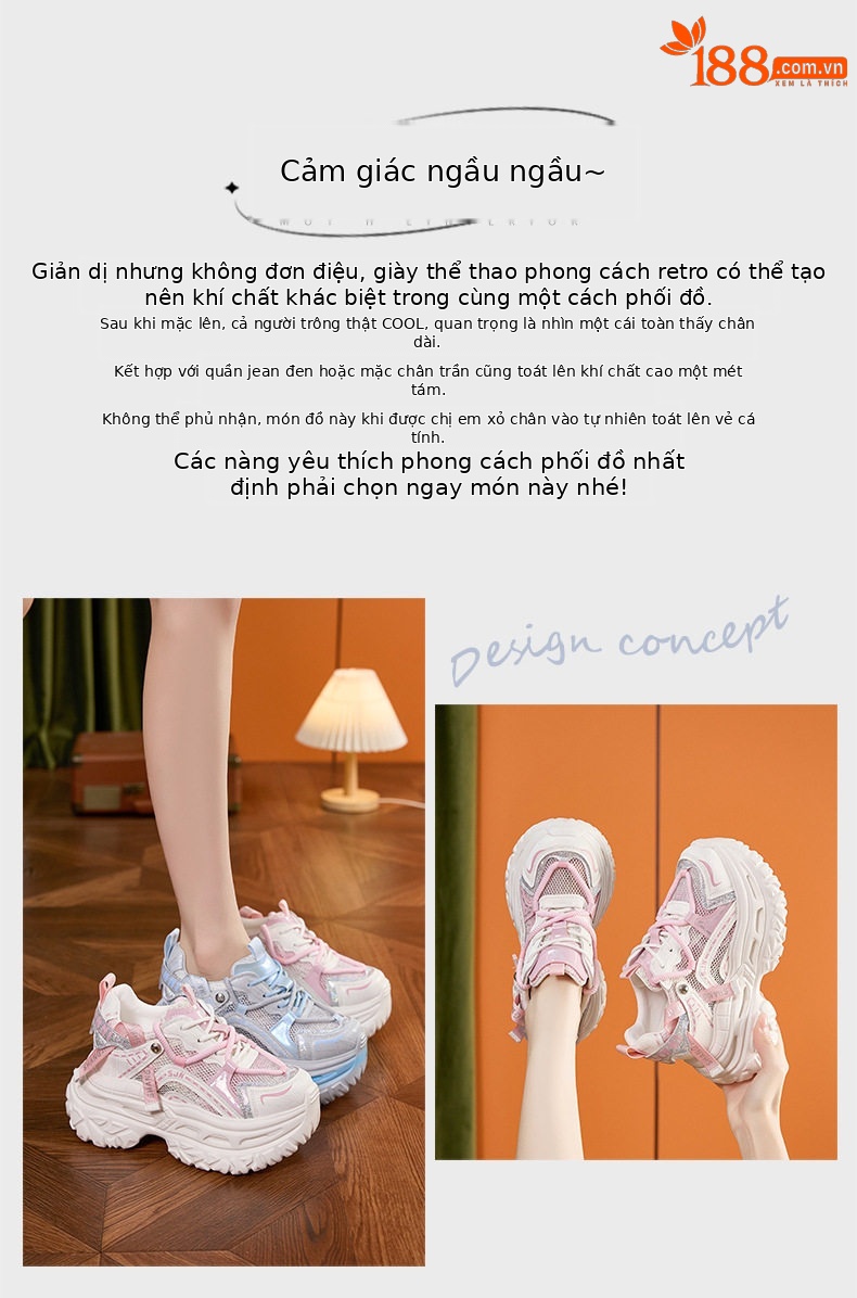 Giày sandal cao gót nữ hở mũi đế dày thoáng khí — Hoa lan trắng, Bột trắng chi tiết 4